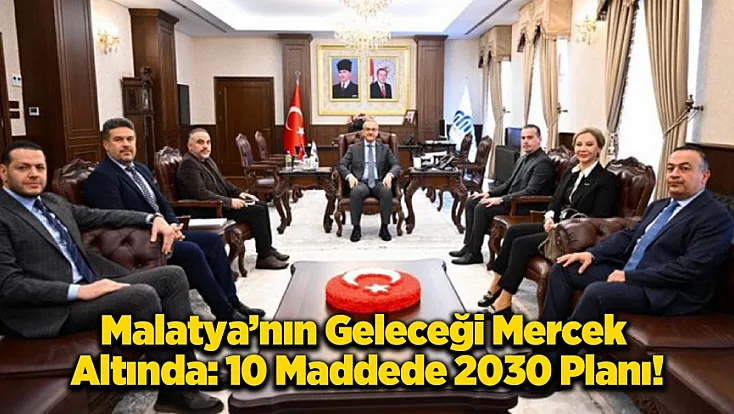 Malatya’nın 2030 Vizyonu Belirleniyor: Çalıştay İçin Geri Sayım Başladı!