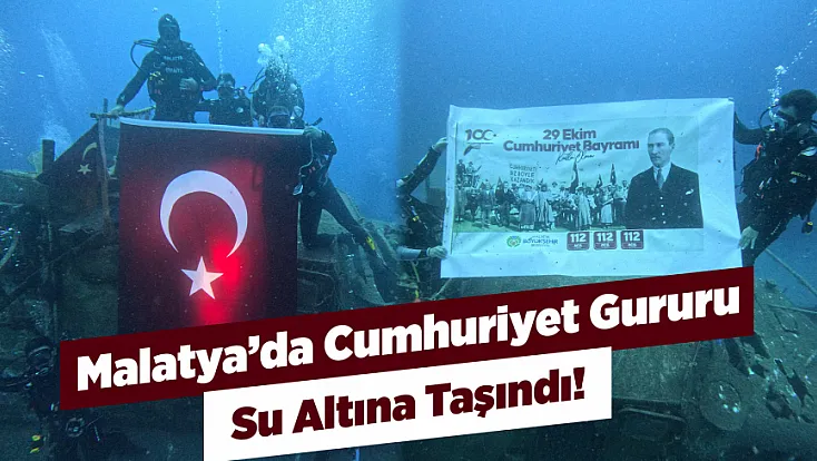 Malatya’nın Dalgıç Ekibinden 29 Ekim Mesajı!