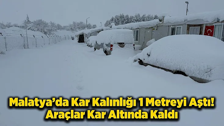 Malatya’nın İlçesinde Kar Alarmı: Kırsal Mahallelerde Ulaşım Zorlaştı