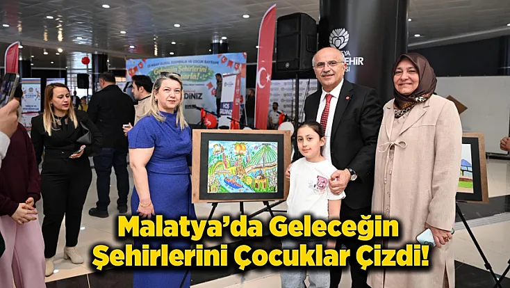 Malatya’nın Mimarı Çocuklar Oldu! Sıfır Atık Şehirler Resimlerle Canlandı