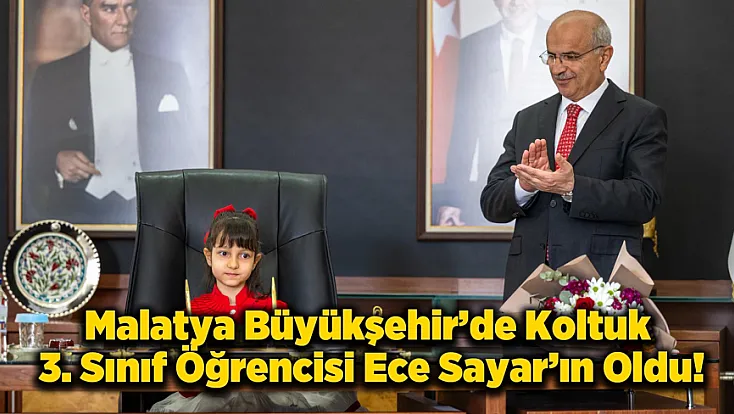 Malatya’nın Minik Başkanı Göreve Hızlı Başladı!
