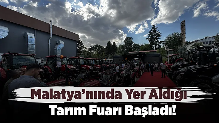 Malatya’nın Tarım Ürünleri Elazığ’daki Fuarda Görücüye Çıktı!