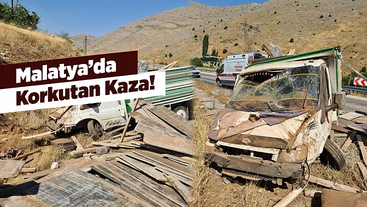Malatya Yeşilyurt’ta Kamyonet Kazası! 2 Yaralı