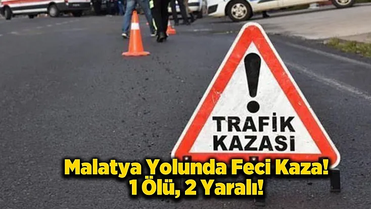 Malatya Yolunda Otomobil Devrildi: 1 Ölü, 2 Yaralı