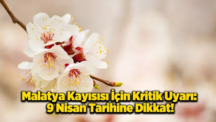 Malatyalı Çiftçilerin Dikkatine! O Tarih İçin Zirai Don Uyarısı Yapıldı!