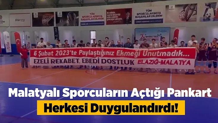 Malatyalı Sporculardan Elazığ’a Hafızalara Kazınacak Teşekkür!