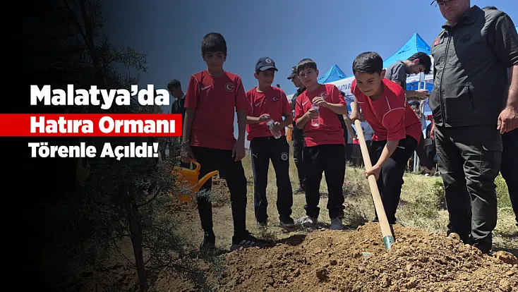 Milli Sporcuların İz Bırakan Hediyesi! Malatya’da Yüzlerce Fidan Dikildi