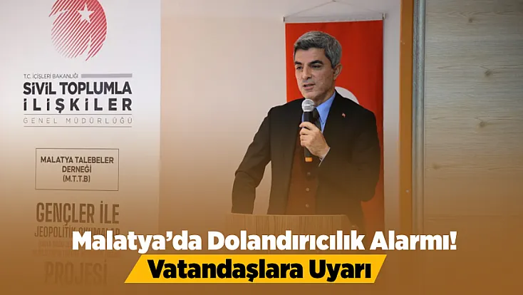 Müdürün İsmini Kullanıp Para Talep Ettiler! Malatya’da Vatandaşlara Uyarı