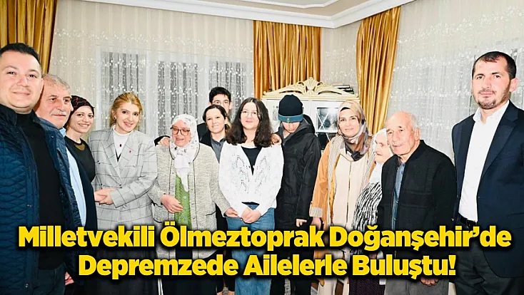 Ölmeztoprak'tan Doğanşehir'de Saha Mesaisi: Mahalle Sakinlerinin Talepleri Tek Tek Dinlendi!