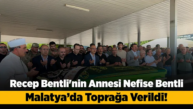 Rektör Recep Bentli'nin Acı Günü! Annesi Nefise Bentli Toprağa Verildi