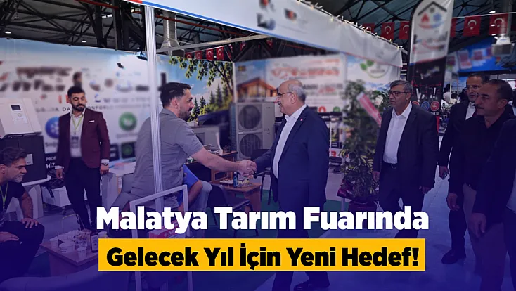 Sami Er, Malatya Tarım Fuarında Stantları Gezdi