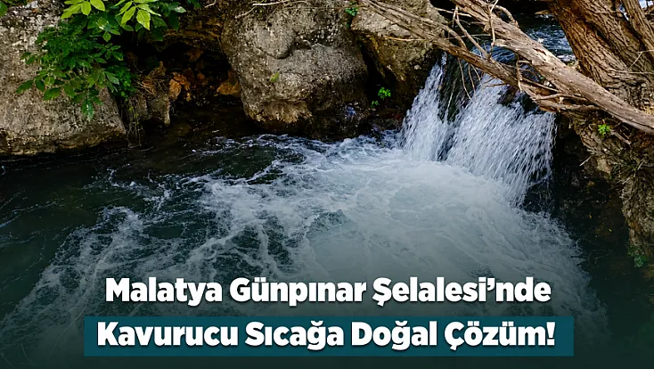 Sıcaktan Bunalanlar Vatandaşlar Günpınar Şelalesi’ne Akın Ediyor