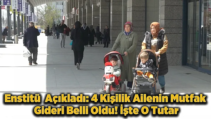 Toplum Çalışmaları Enstitüsü'nün Açıkladığı 4 Kişilik Ailenin Mutfak Masrafı Dudak Uçuklattı: İşte O Tutar!