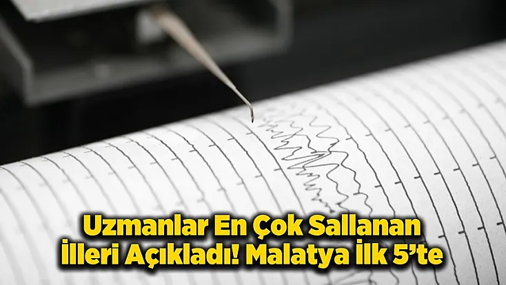 Türkiye'de İlk 3 Ayda Kaç Deprem Kaydedildi! Malatya Listenin Kaçıncı Sırasında Yer Aldı?