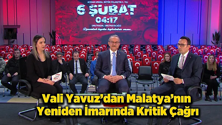 Vali Seddar Yavuz ERTV'de Esnafa Çağrı Yaptı!