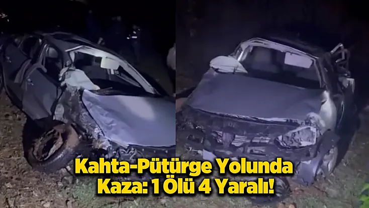 Virajı Alamayan Otomobil Uçuruma Yuvarlandı: 1 Ölü, 4 Yaralı!