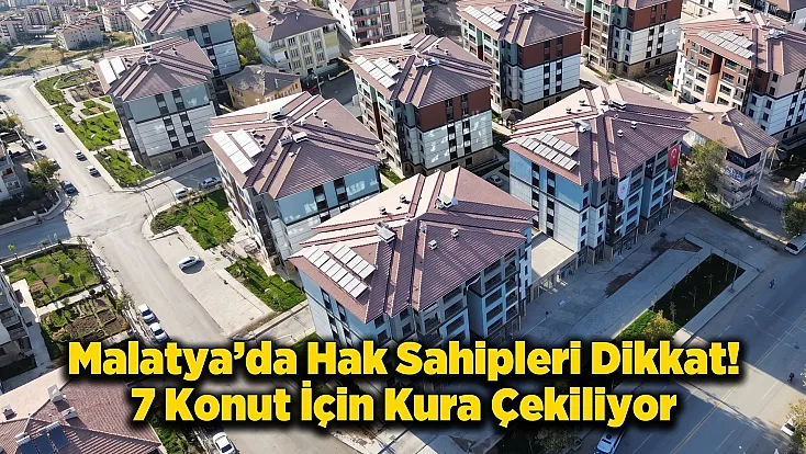 Yeşilyurt İlyas Mahallesi’nde Kura Günü Geldi! Canlı Takip