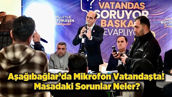 Yeşilyurt'ta Toplantı Sırası Aşağıbağlar'da! Eksikler, Talepler Ne?