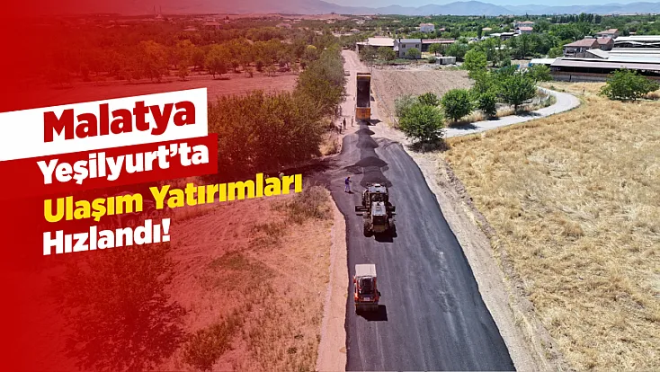 Yeşilyurt’ta Yol Çalışmaları Sonbaharda Hızlandı!