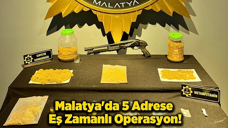 Zehir Tacirlerine Geçit Yok! Malatya'da Kilo Kilo Uyuşturucu Ele Geçirildi