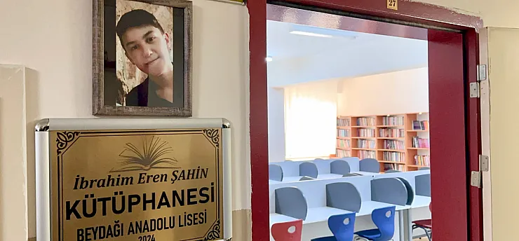 14 Yaşındaki İbrahim Eren Şahin'in Adı Kütüphanede Ölümsüzleştİ!