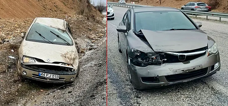 Aynı Noktada Peş Peşe Kaza: Malatya'da 7 Kişi Yaralandı