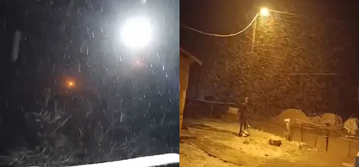 Baharı Beklerken Kış Bastırdı! Malatya'da Kar ve Dolu Sürprizi