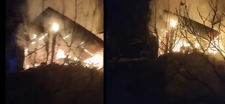 Darende'de Gece Yarısı Yangın Paniği! İtfaiye Zamanla Yarıştı!