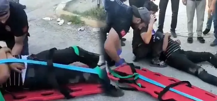Darende'de Otomobil Motosiklete Çarptı! Yaralı Var