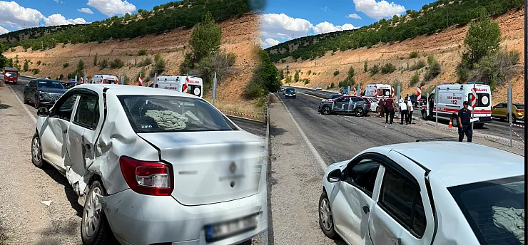 Doğanşehir'de Düğün Konvoyunda Korkunç Kaza!