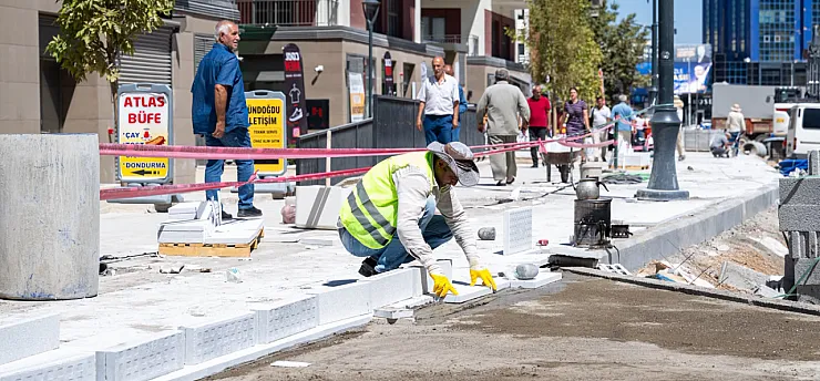 Malatya Çarşısında Değişim! Akpınar Caddesinde Sona Gelindi