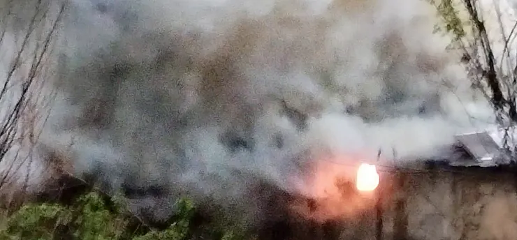 Malatya'da Büyük Panik! Depo Alevlere Teslim Oldu!