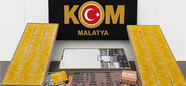 Malatya'da Kaçak Sigara Ticaretine Darbe! KOM'dan Başarılı Operasyon