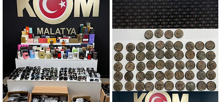 Malatya'da Kaçakçılık Operasyonu! Tarihi Sikkeler Ele Geçirildi
