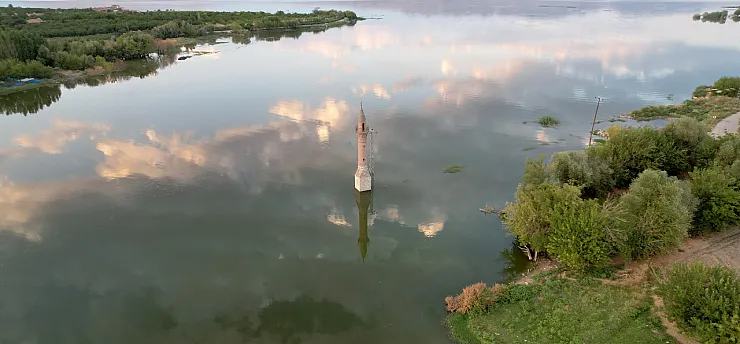 Malatya'da Karakaya Barajı Yükseldi! Yalnız Minare Yeniden Sular Altında Kaldı