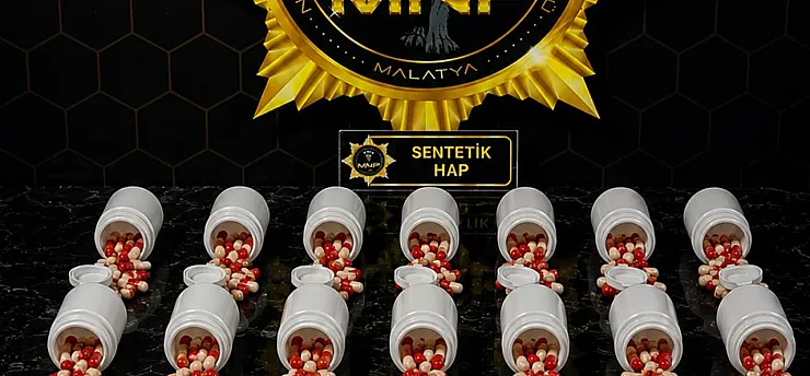 Malatya'da Narkotik Operasyonu! 3 Bin 26 Hap Ele Geçirildi