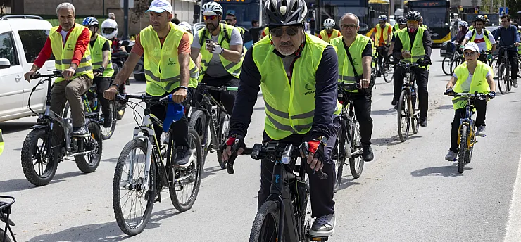 Malatya'da Sağlıklı Yaşam İçin Pedallar Döndü! Yeşilay Bisiklet Turu Yoğun İlgi Gördü