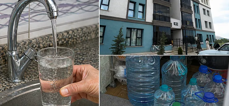 Malatya'da Yeni Yapılan TOKİ Konutlarında İçme Suyu Krizi!