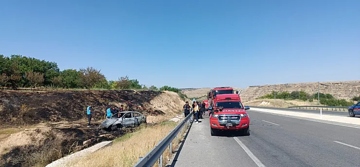 Malatya'da Yürek Yakan Kaza! Alev Alan Otomobilde Oğul Hayatını Kaybetti