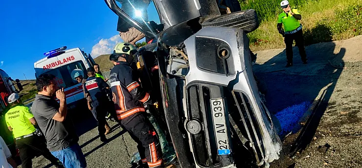 Malatya-Elazığ Yolunda Kaza! 2 Kişi Yaralandı