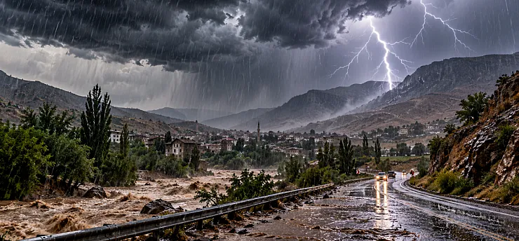 Meteoroloji Malatya'yı Saat Vererek Uyardı!