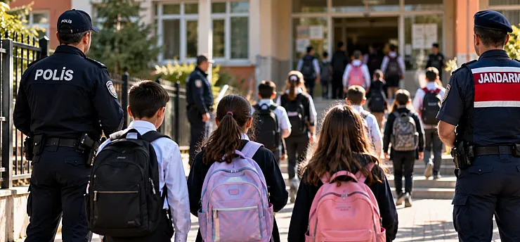 Okullarda Yeni Güvenlik Dönemi! Ekipler 30 Dakika Önce Görev Başında Olacak