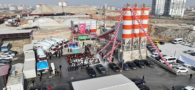 Yeşilyurt'ta 70 Milyon TL'lik Beton Santrali Açıldı