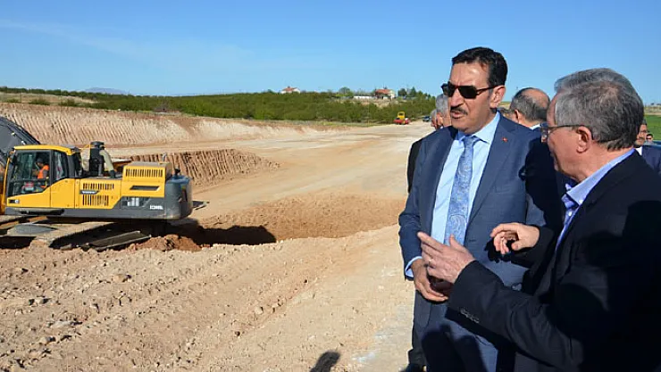Bakan Tüfenkci, Malatya Kuzey Çevre Yolu'nu yerinde inceledi