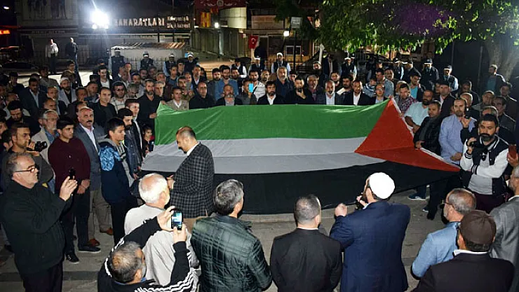 Malatya'da İsrail protesto edildi