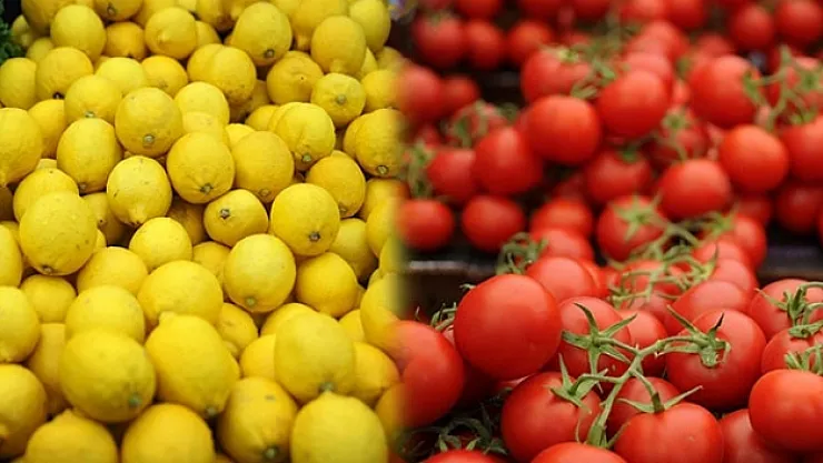 Fiyatı en çok artan limon, en çok düşen domates!