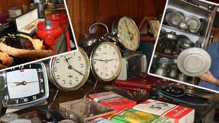 Yıllardır biriktirdiği eşyalarla evini müzeye çevirdi, görenler şaşkına döndü!