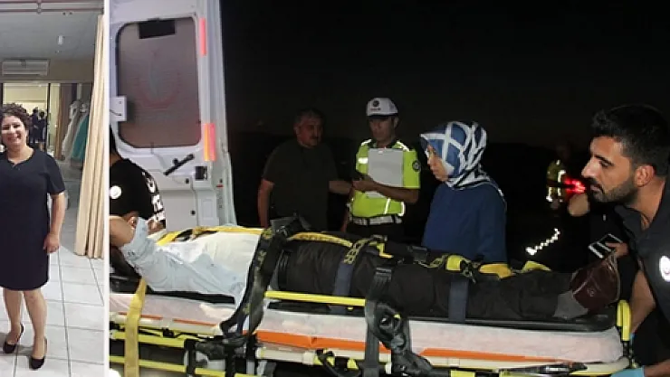 Feci kaza eşleri birbirinden ayırdı!