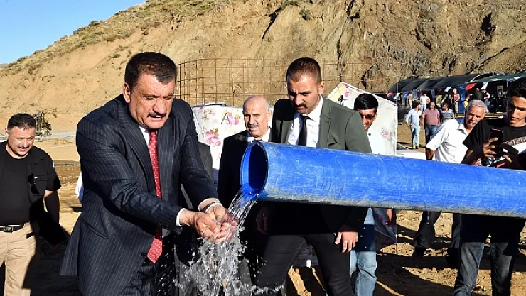 Gertan içme suyu projesi hizmete girdi