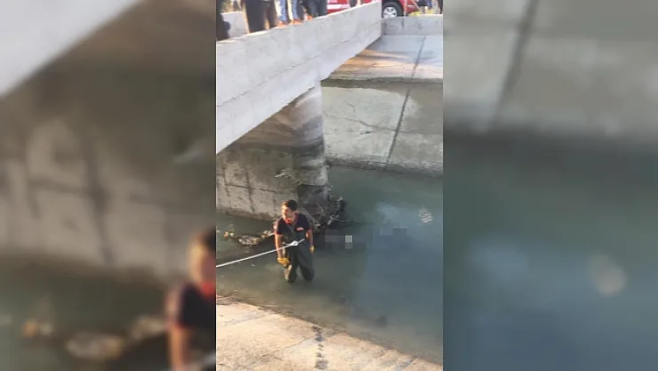 Sulama kanalına düşen genç boğuldu!